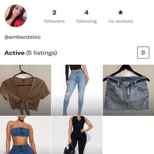Follow my depop